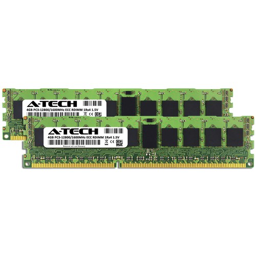 8GB 2x 4GB PC3-12800R RDIMM ASUS RS500-E7/PS4 RS920A-E6/RS8 Memory RAM - Picture 2 of 3