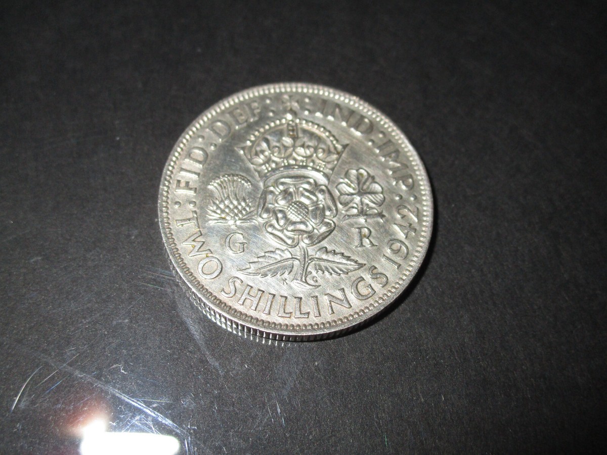50コインセット 1917年~1955年
イギリス  ファージング 1942 Great Britain AU Uncirculated KM 55 Silver 50% Coin | eBay