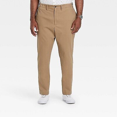 Men's Athletic Fit Chino Jogger Pants - Goodfellow & Co™ Brown Xxl : Target