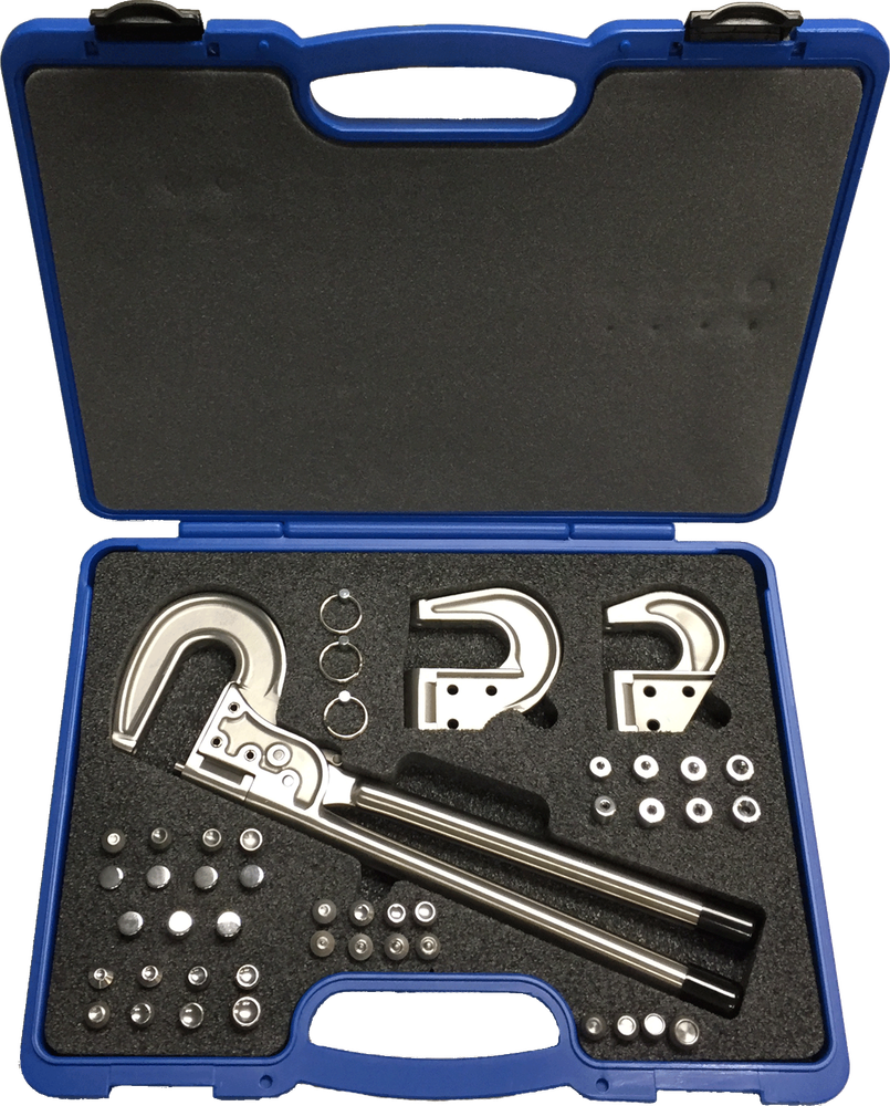 Hand Rivet Squeezer Ultimate Kit 45 piece w/ Dimple Dies and Squeezer Sets New
