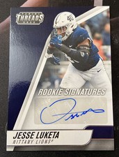 2022 Panini Chronicles Draft Picks Threads Rookie Signatures Jesse Luketa