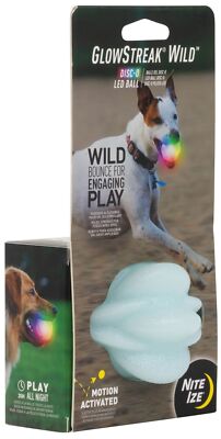 New Nite Ize Glowstreak Wild LED Ball GSBW-07-R8