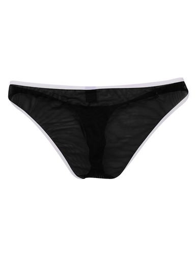 Mens Breathable Mesh Briefs Bulge Pouch Bikini Beach Enhance Underwear Lingerie - Picture 6 of 81