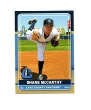 Shane McCarthy 2019 Lake County Captains team set card Fair Haven NJ Indians 