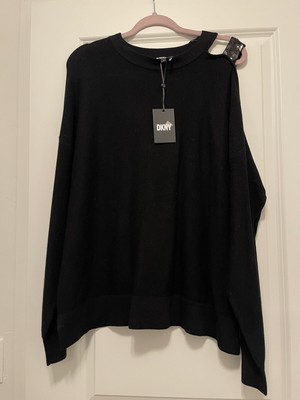 dkny cut out sweater