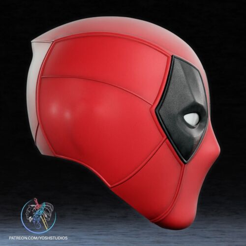 Deadpool Mask with Magnetic Connections - 3D Printed Helmet Perfect for Cosplay - Picture 2 of 4