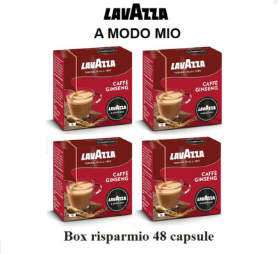 48 KAPSELN KAFFEE LAVAZZA A MODO MIO GINSENG ITALIENISCHER ESPRESSO KAFFEE
