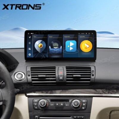 XTRONS AUTORADIO AUTO TABLET GPS BMW E81 E82 E87 E88 CCC Android 13 WIFI CARPLAY.