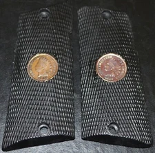 Llama Minimax pistol grips Firestorm black plastic+ Indian head 3"screw spacing