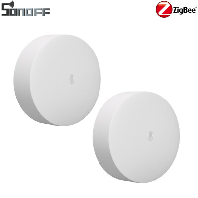 2x SONOFF SNZB-02P ZigBee Funk Smart Temperatur Feuchtigkeitssensor APP Messung
