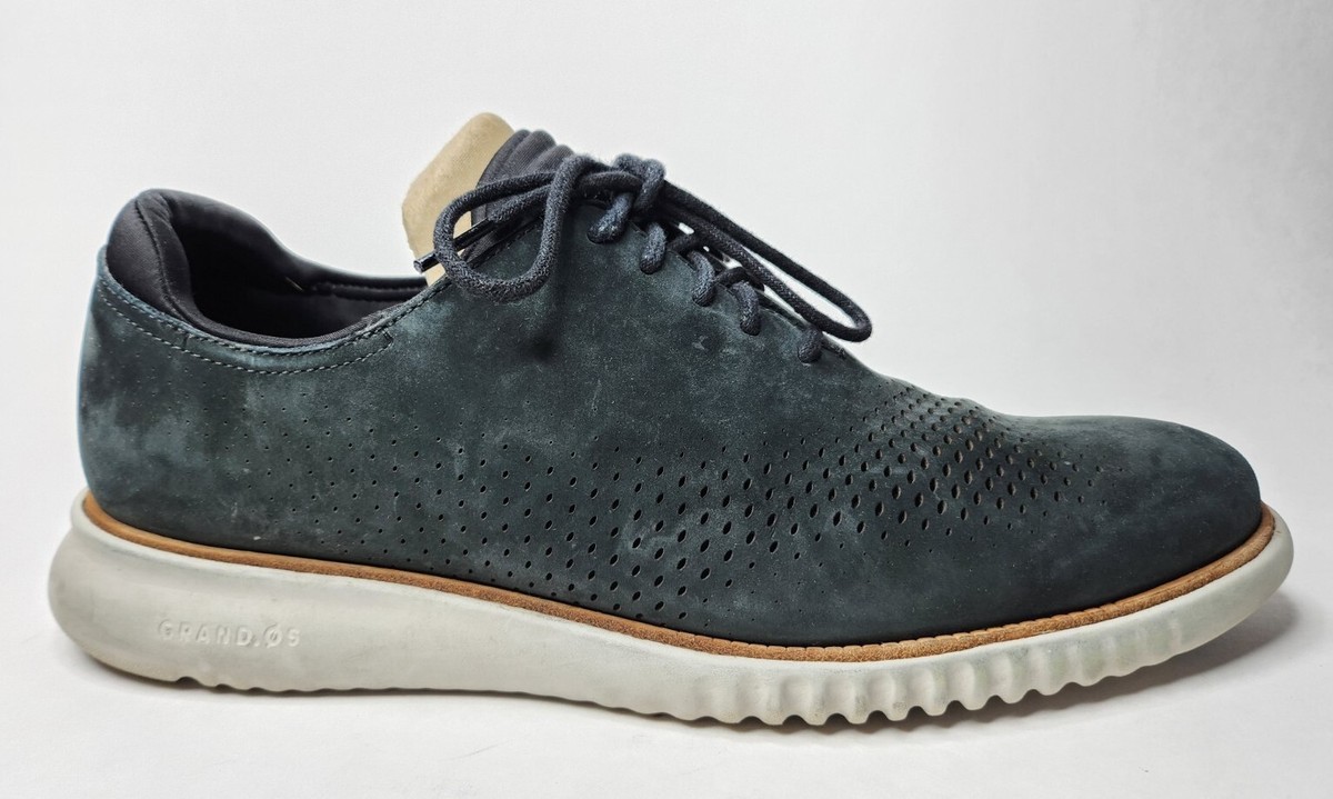 Cole Haan 2.Zerogrand Laser Wing Oxford Black Nubuck/Grey Men's Cole Haan 2.Zerogrand Laser Wing Oxford Black Nubuck/Grey Men's