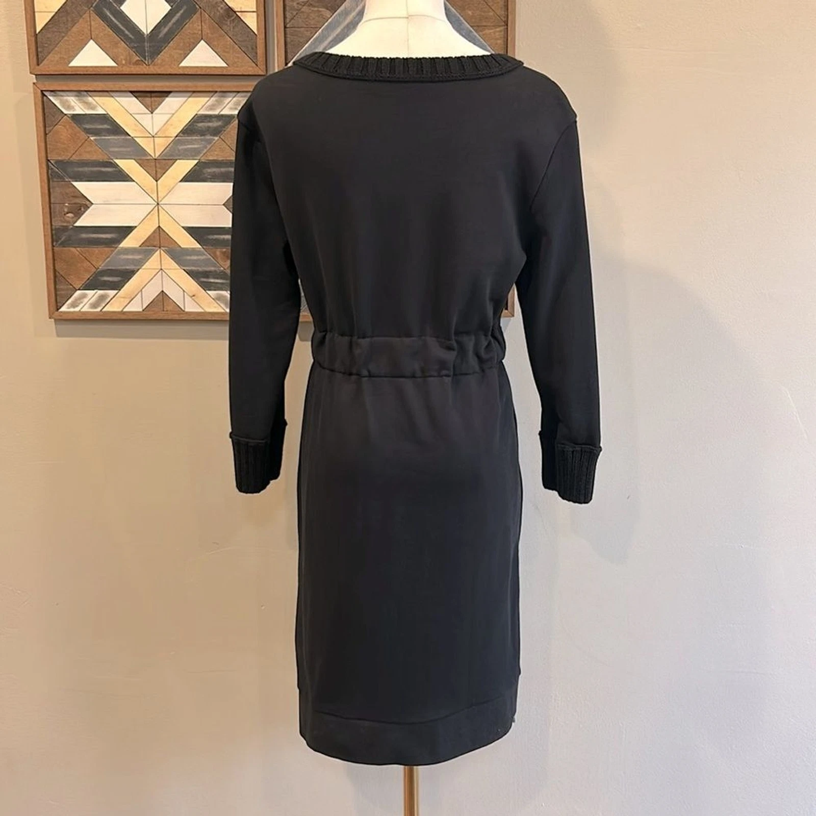 Abito Moncler Abito cravatta in vita nero piccolo us intime ottimeioni