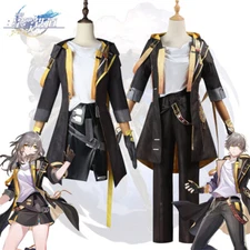 Honkai: Star Rail Trailblazer Caelus Stelle Cosplay Costume Coat Pants Skirt Set