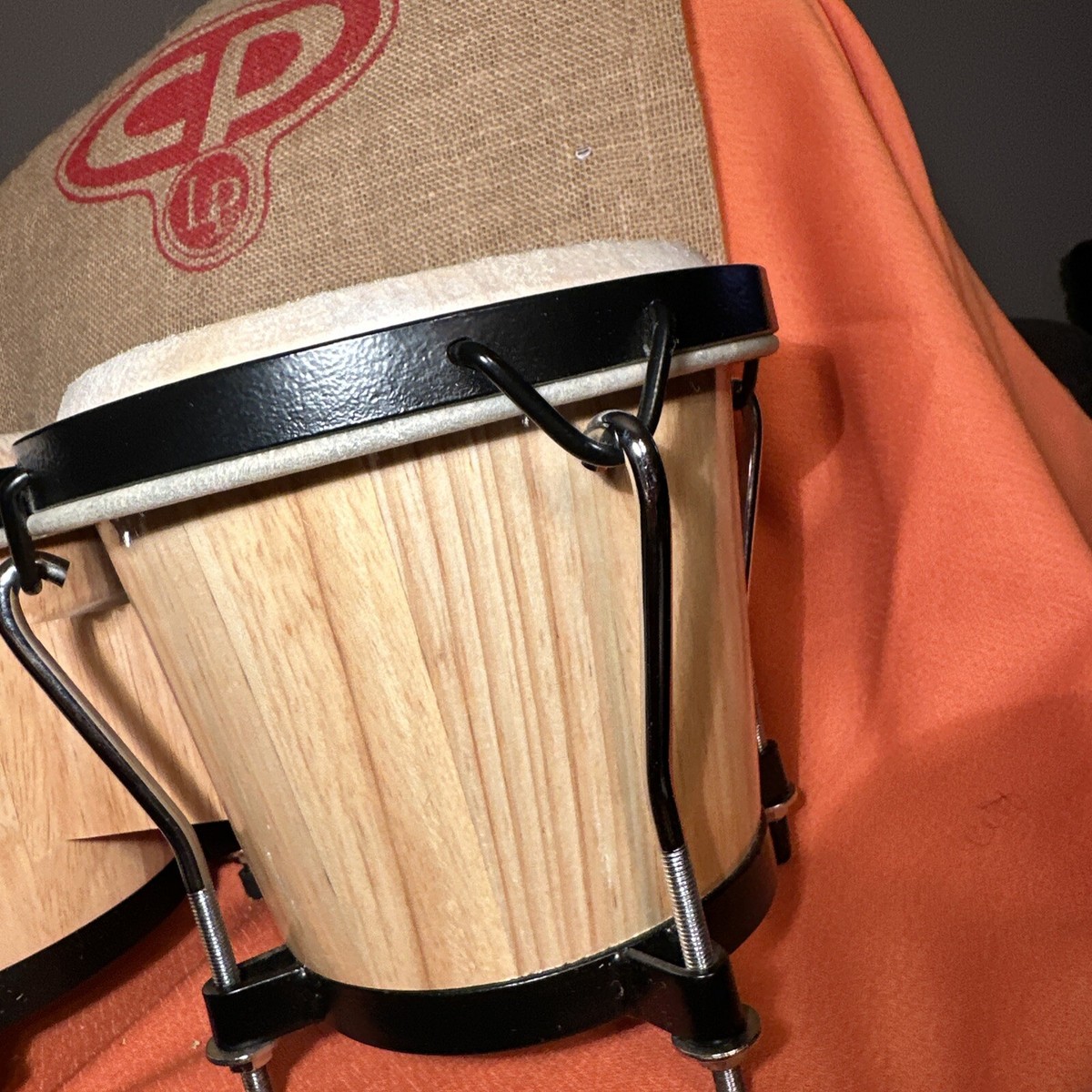 Cosmic Percussion Bongo Drums - CP By LP - 8” & 7” Natural Wood