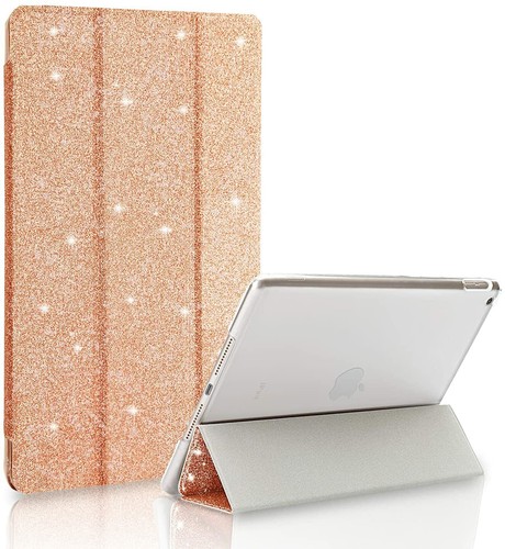 Smart Glitter Case Cover for iPad Air 9.7" 10.2 9th/8th Gen 2021 iPad Min 1/2/3 - Picture 2 of 5