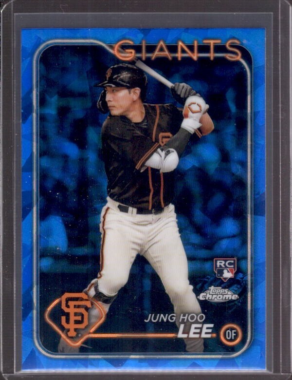 JUNG HOO LEE 2024 Topps Chrome Sapphire #691 Rookie RC San Francisco Giants