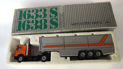 Conrad 0029 Mercedes Benz SK Sattelzug Kofferaufbau 1638 1633 S 1/50 1:50