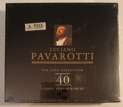 CDx2 ''Luciano Pavarotti - The Gold Collection 40 Classic'' Factory Sealed