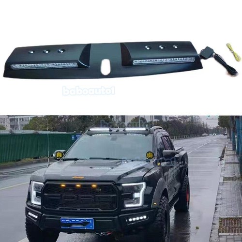 Black Fits for Ford Ranger 2012-2021 Roof Top Light Bars Lamp with LED ...