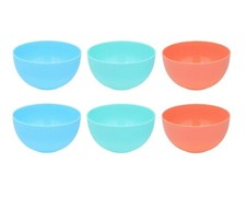 Set Of 6 Plastic Cereal Bowls