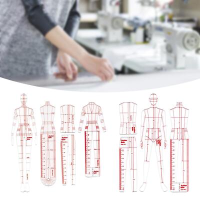 Schablonenlineale Schneiderei Nählineale für Schnittmustermacher Designer Schneider