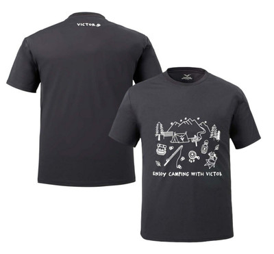 Victor 25S/S Unisex Badminton T-shirts Sports Casual Tee AsiaFit V251RT-5364U