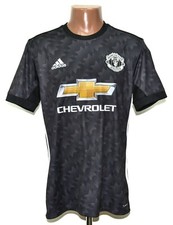 MANCHESTER UNITED 2017/2018 AWAY FOOTBALL SHIRT ADIDAS SIZE M ADULT