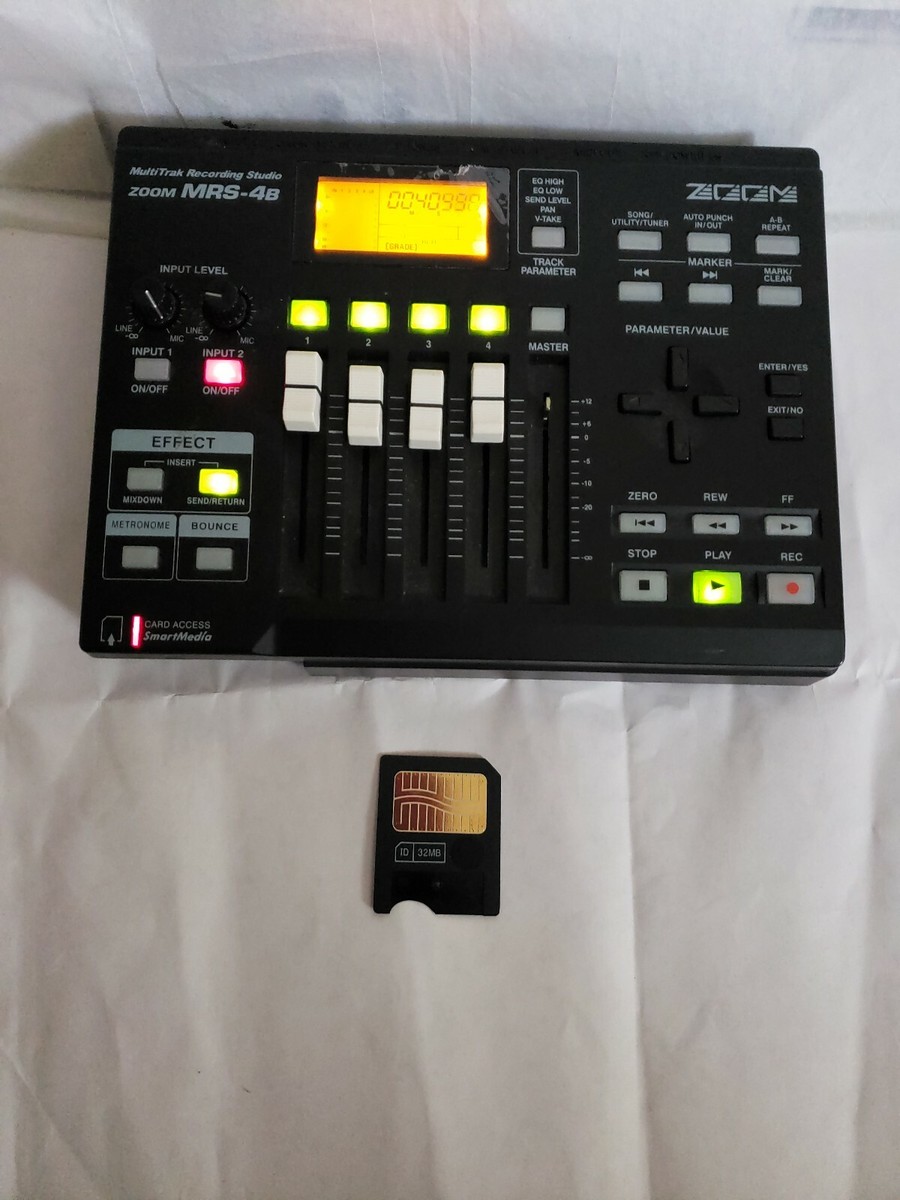ZOOM MRS-4B MultiTrak 4 RECORDING STUDIO / No AC Adaptor. | eBay