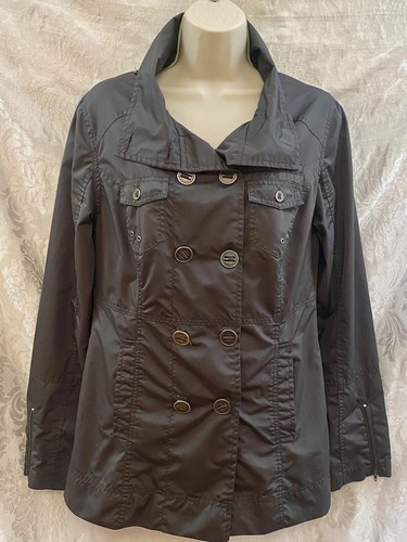Veste De Pluie Hurley Femme Taille S - Imprimé Tropical, Double Boutonnage, Capuche