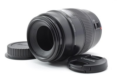 Canon EF 100mm f/2.8 Macro Prime Lens [Near Mint] w/Caps From JAPAN 9535
