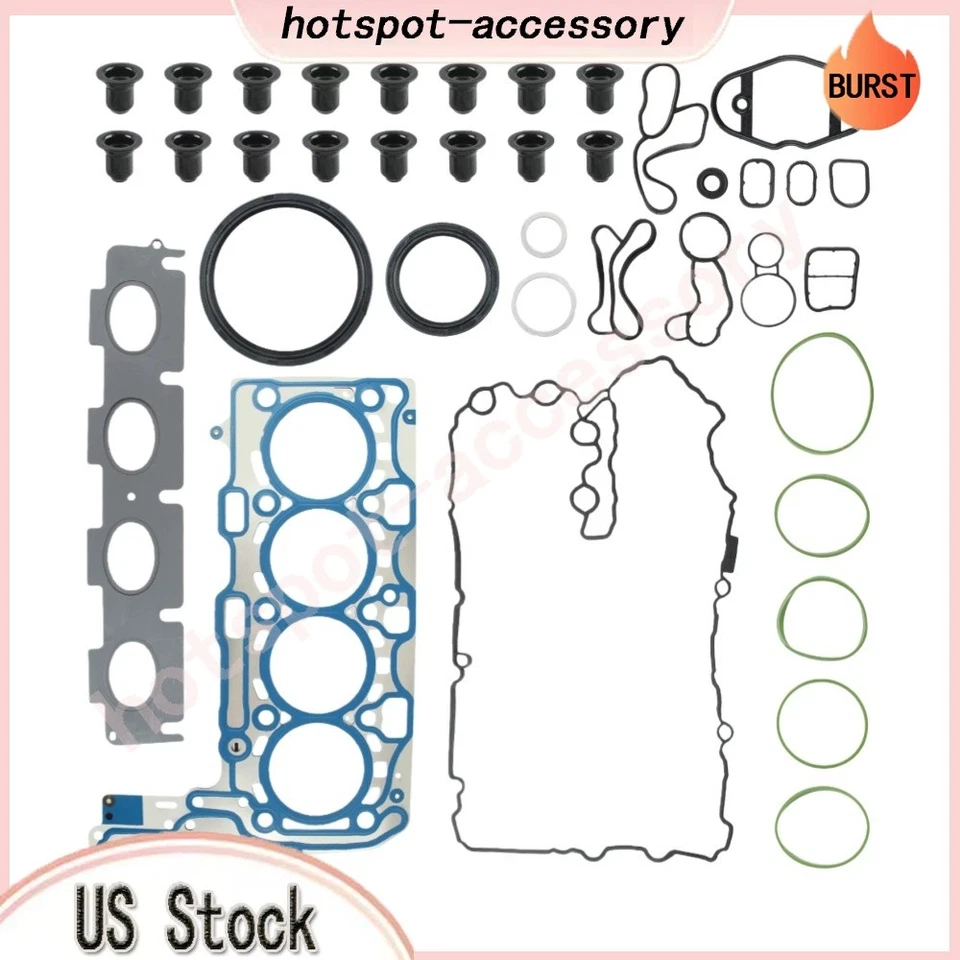 Head Gasket Overhaul Seals Kit For BMW F30 F32 F56 G20 B48 MINI Cooper 2.0L L4 - Image 2 of 4