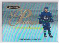 2020-21 Upper Deck Stature Proteges Nils Hoglander Vancouver Canucks #P-11