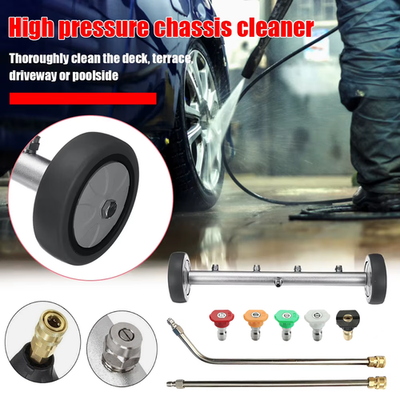 #ad 16quot; Under Car Pressure Washer Undercarriage Cleaner Underbody Wash Broom 4000PSI $37.03