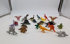 Plastic Dinosaurs Figures Party Favors Toys Cake Toppers Lot of 23