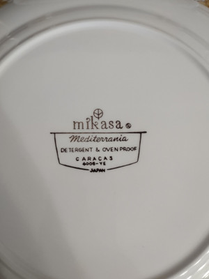 食器 Mikasa Mediterrania Caracas 12inches 12 Dinner Plates Set Mikasa Mediterrania Caracas 10 5/8