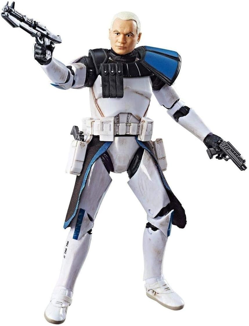 Figurine Star Wars Capitaine Rex 10 Cm - Epic World Of Action Avec 2 Blasters Et 9 Points D'articulation