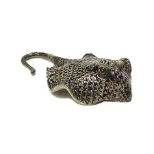 Northern Rose Ray - Stingray Home Decor Fish - Miniature Porcelain Figurine