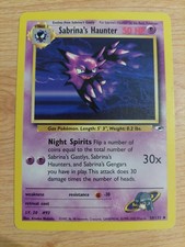 Sabrina's Haunter - 58/132 (Gym Heroes) - Moderately Played MP - Uncommon on eBay