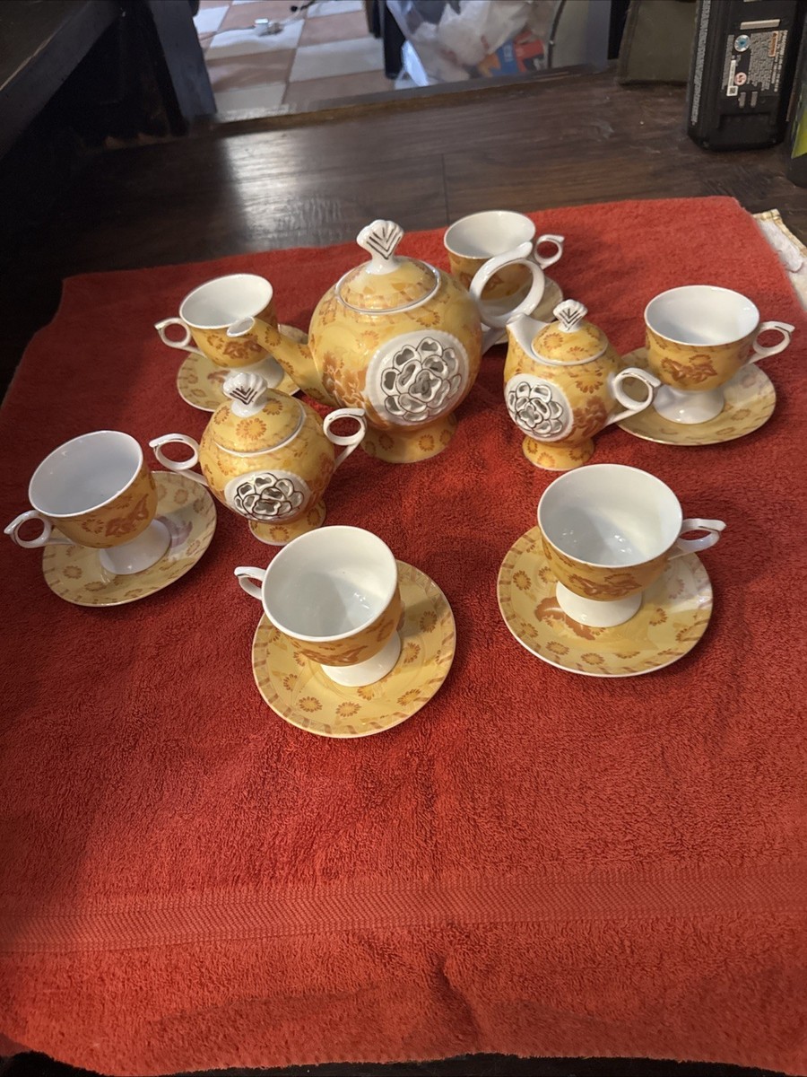 VINTAGE YAMASEN GOLD COLLECTION FINE PORCELAIN JAPAN 24KT GOLD