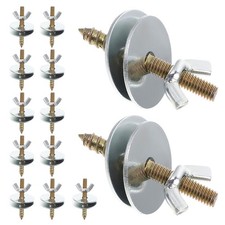 30 Set Metal Bird Cage Retaining Screws Small Animal Cage Screws and Nuts Perch