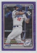 2020 Bowman Chrome Prospects Mega Box Purple Mojo Refractor /250 Jacob Amaya uk2