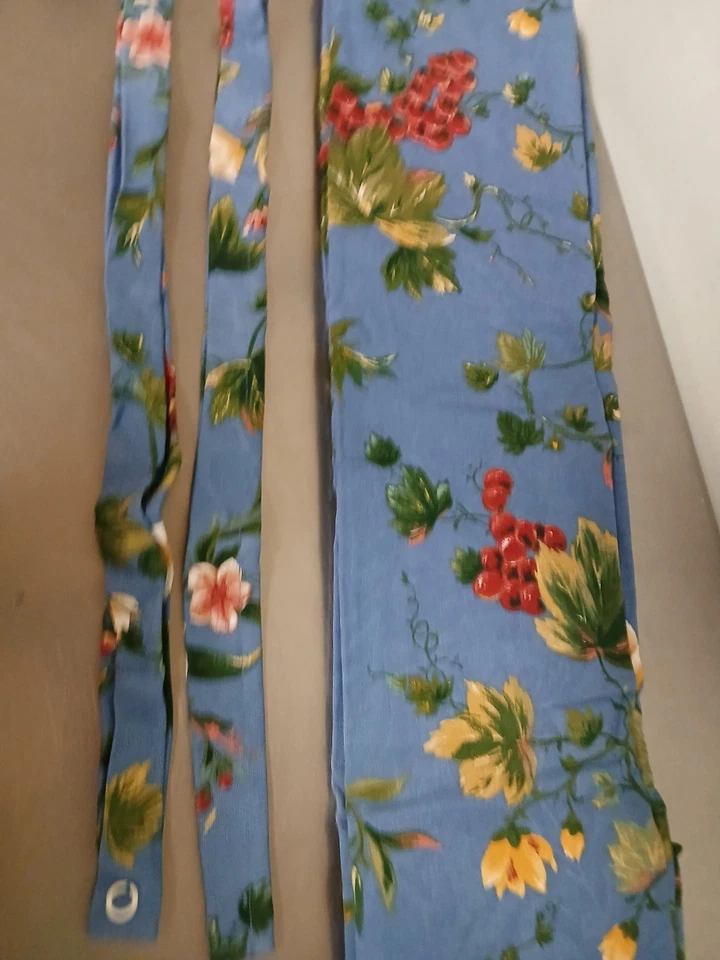 Panel de cortina de bolsillo Waverly de una sola varilla - AZUL CHANTI - Forrado - NIP - EE. UU. Foto 2 de 4