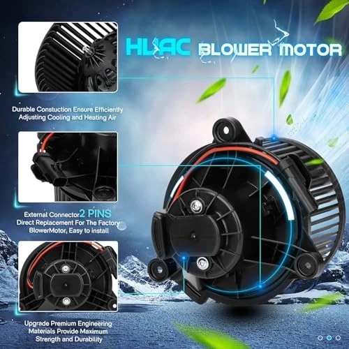 HVAC Heater Blower Motor Fan for 2001-2004 Dodge Dakota, 2001-2003 Durango Foto 4 de 4