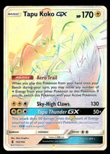 2017 Tapu Koko GX (Segreto) 153/145 Secret Rare Holo NM/M SM - Guardiani Rising
