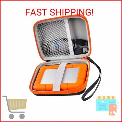 Case Compatible with LaCie Rugged Mini 1TB/ 2TB/ 4TB/ 5TB External Hard Drive Po