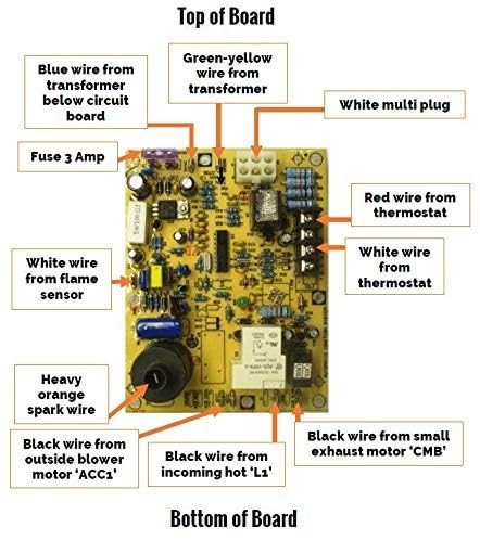 60105 Ignition Control Board PCB for Mr Heater, Enerco and HeatStar MHU and H...