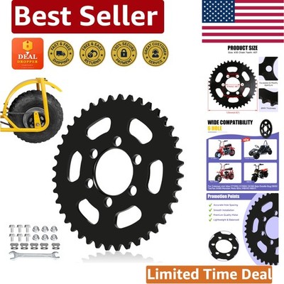 Efficient 35 Chain Sprocket 40 Tooth - Durable Upgrade for Go Karts & Mini Bikes