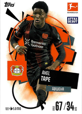 Match Attax Bundesliga 25/26 Basis Karten zum Aussuchen aus Nr. 1 bis 234