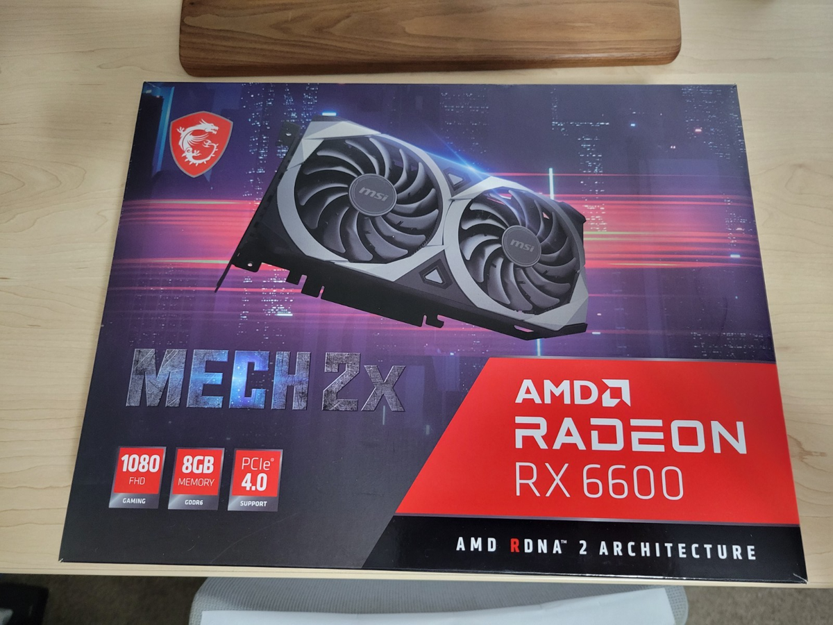 【新品】MSI Radeon RX 6600 XT MECH 2X 8G OC Radeon RX 6600 XT MECH 2X 8G OC