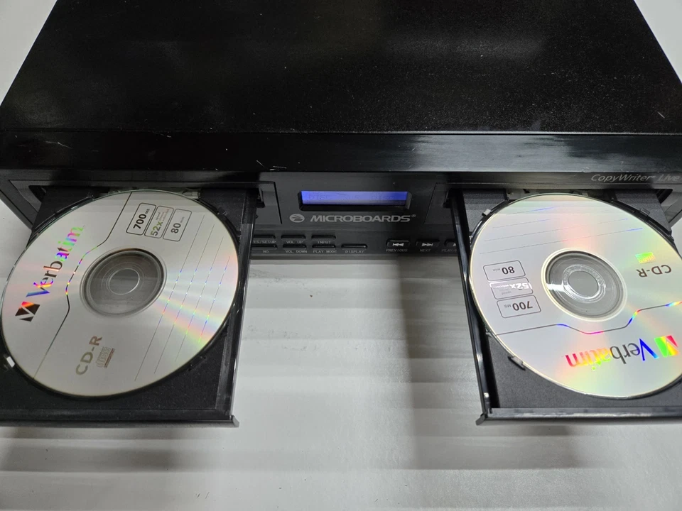 MicroBoards CWL-6200 Copywriter Live Dual CD Audio Recorder Duplicator - Image 4 of 4